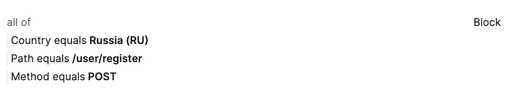 Blocking user registrations from Russia